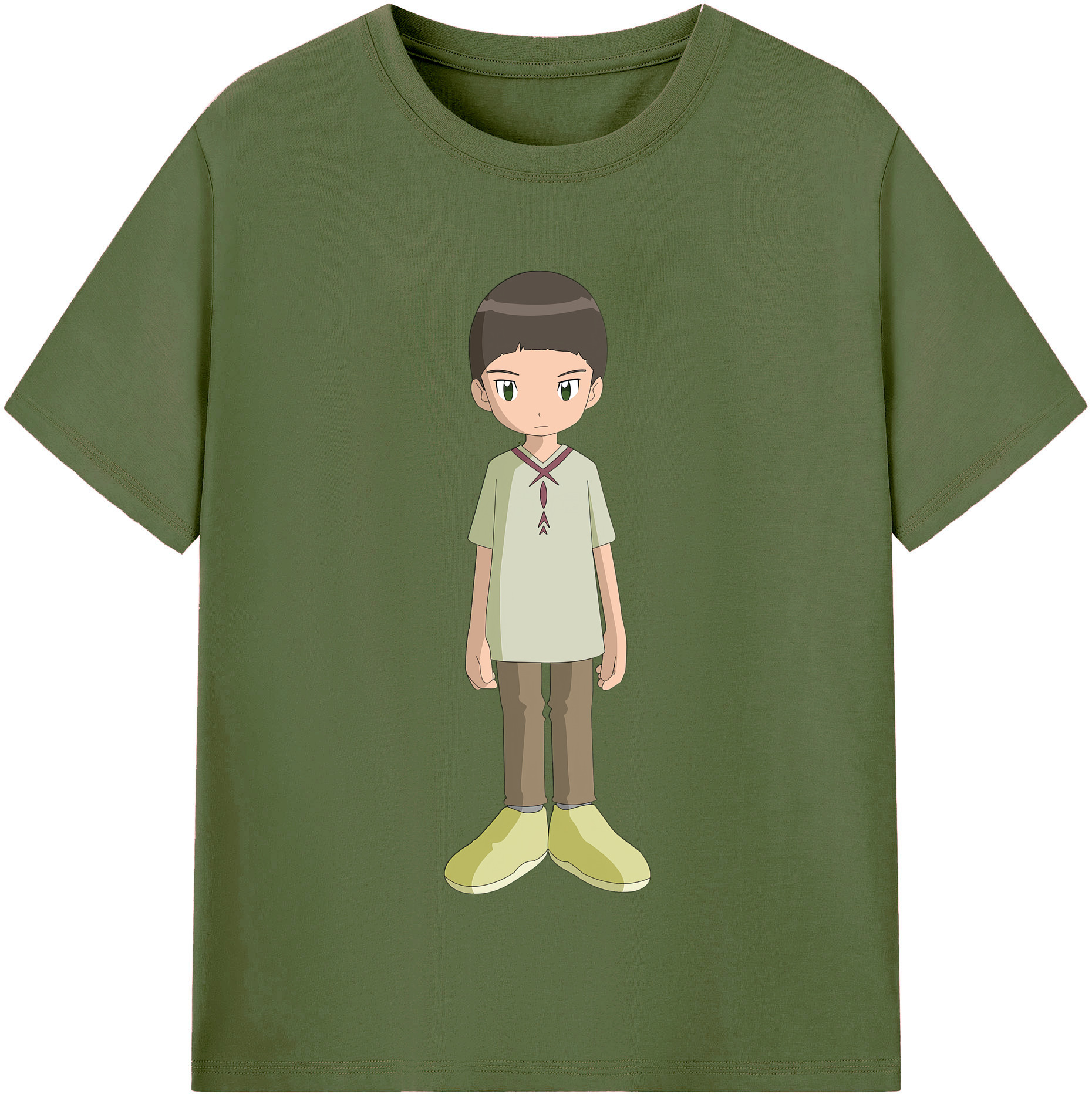 （画像用） Digimon デジタルモンスター/デジモン 綿100％半袖Tシャツ（フロントプリント）
